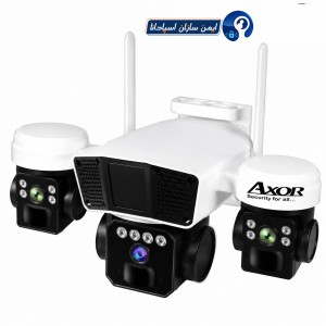 دوربین سیمکارتی آکسور سه لنز قابل تنظیم چرخشی 8MP مدل S395-okam