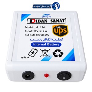 آداپتور یو پی اس(UPS) 12 ولت پرتابل برای دوربین مداربسته ، مودم و...