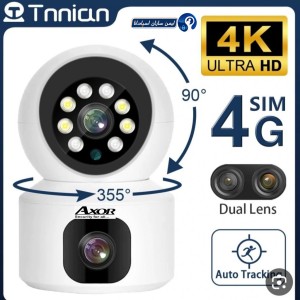 دوربین مداربسته سیمکارت خور دو لنز مدل SQ001-4G