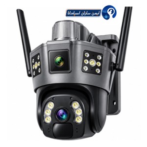 دوربین چرخشی خورشیدی سیمکارتی دو لنز مدل TD35