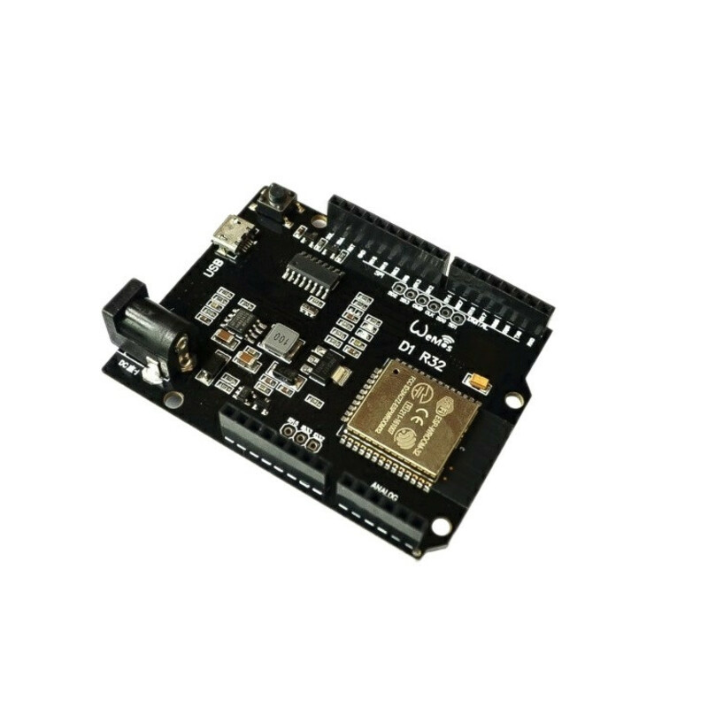 برد آردوینو WeMos D1 با هسته ESP-WROOM-32 دارای بلوتوث و وایفای داخلی