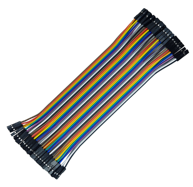 سیم جامپر نری به مادگی 20cm بسته 40 تایی