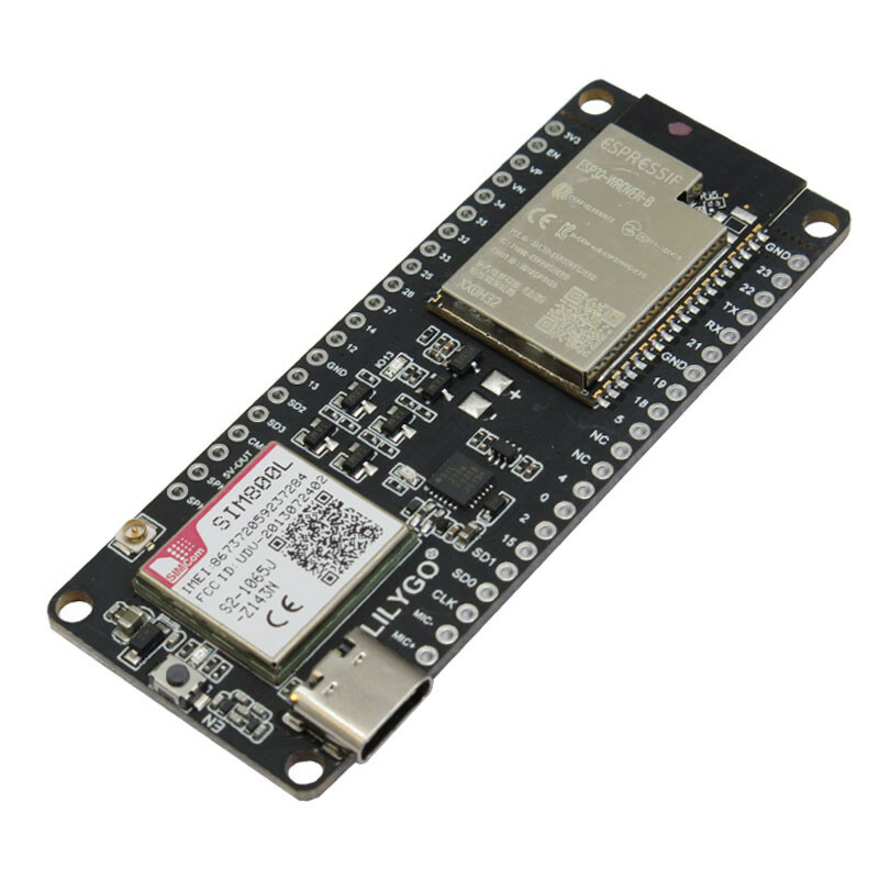برد توسعه TTGO دارای هسته وای فای ESP32 و Sim800L