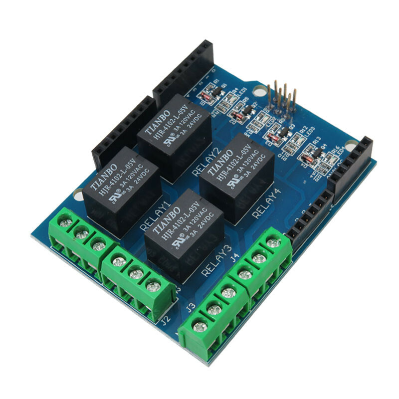 شیلد رله 4 کانال مدل Tianbo