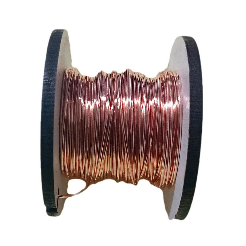 سیم مسی بدون روکش مدل D=0.6mm-50g