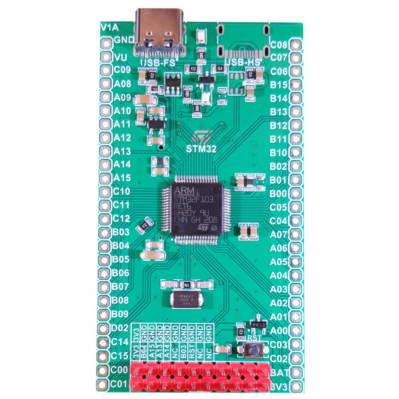 برد توسعه مدل STM32F103RET6