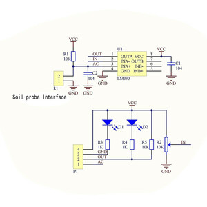 ماژول سنسور رطوبت سنج خاک مدل AHN-72