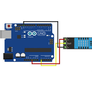 ماژول سنسور دما و رطوبت مدل DHT11