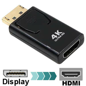 مبدل Display به HDMI 4k مدل DP-HD