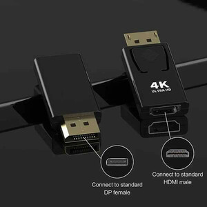 مبدل Display به HDMI 4k مدل DP-HD