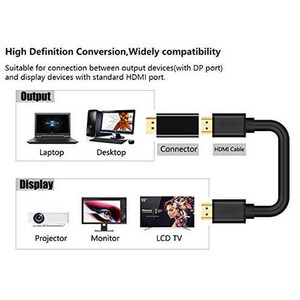 مبدل Display به HDMI 4k مدل DP-HD