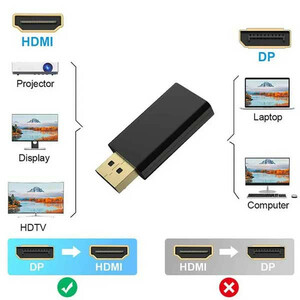 مبدل Display به HDMI 4k مدل DP-HD