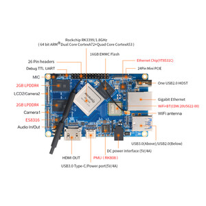 برد توسعه اورنج پای مدل 4LTS-4GigRAM-16GigEMMC