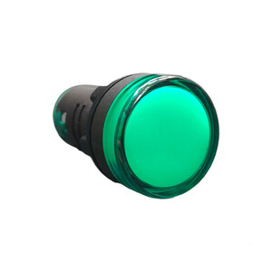 چراغ سیگنال سبز رنگ مدل AC220V کد DS22GREEN