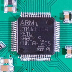 برد توسعه مدل STM32F103RET6