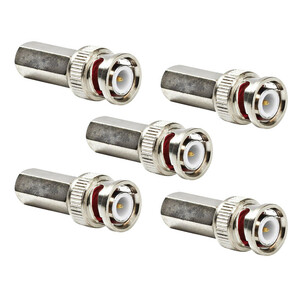 مبدل فیش AV به BNC مدل Straight.Cable.Mount بسته 5 عددی