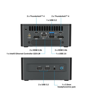 مینی کامپیوتر اینتل مدل NUC12WSHi5 16-512