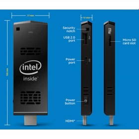 کامپیوتر کوچک اینتل مدل Compute Stick STCK1A32WFC