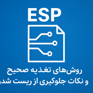 روش‌های تغذیه صحیح ESP و نکات جلوگیری از ریست شدن — راهنمای کامل و عملی