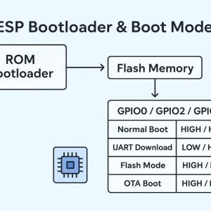 بوت‌لودر ESP و حالت‌های بوت | آموزش کامل Bootloader در ESP8266 و ESP32