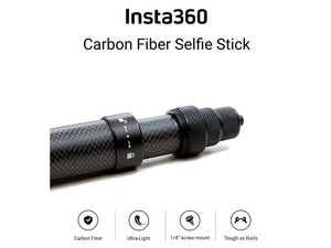 مونوپاد سلفی نامرعی Insta360 Carbon Fiber Selfie Stick