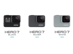 GoPro Hero 7 Baclk, Silver, White