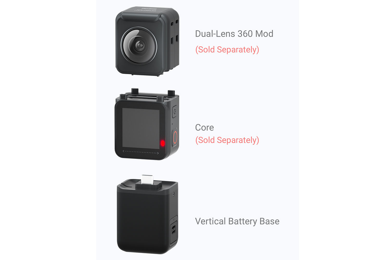 insta360 one R vertical battery base