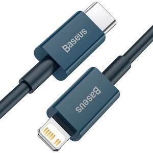 کابل تبدیل USB-C به لایتنینگ باسئوس مدل 20W طول ۱ متر