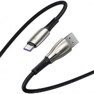 کابل تبدیل USB به USB-C باسئوس مدل Water Drop-Shaped Lamp Supercharge Cable CATSD-W66 طول 1 متر