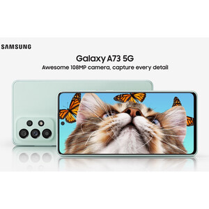 گوشی موبایل سامسونگ مدل  Galaxy A73 5G  دو سیم کارت ظرفیت 256گیگابایت و رم 8 گیگابایت _ریجسترشده - کارکرده با ده روز مهلت تست