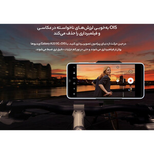 گوشی موبایل سامسونگ مدل Galaxy A33  دو سیم کارت ظرفیت 128 گیگابایت و رم 8 گیگابایت(کارکرده با ده روز مهلت تست)