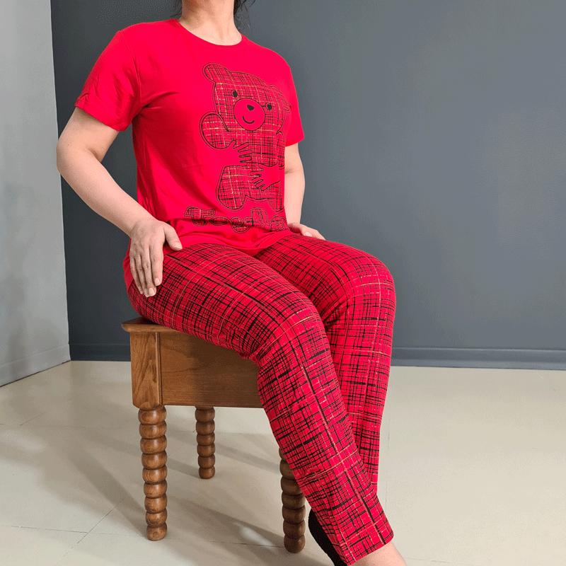 ست تیشرت شلوار خرسی