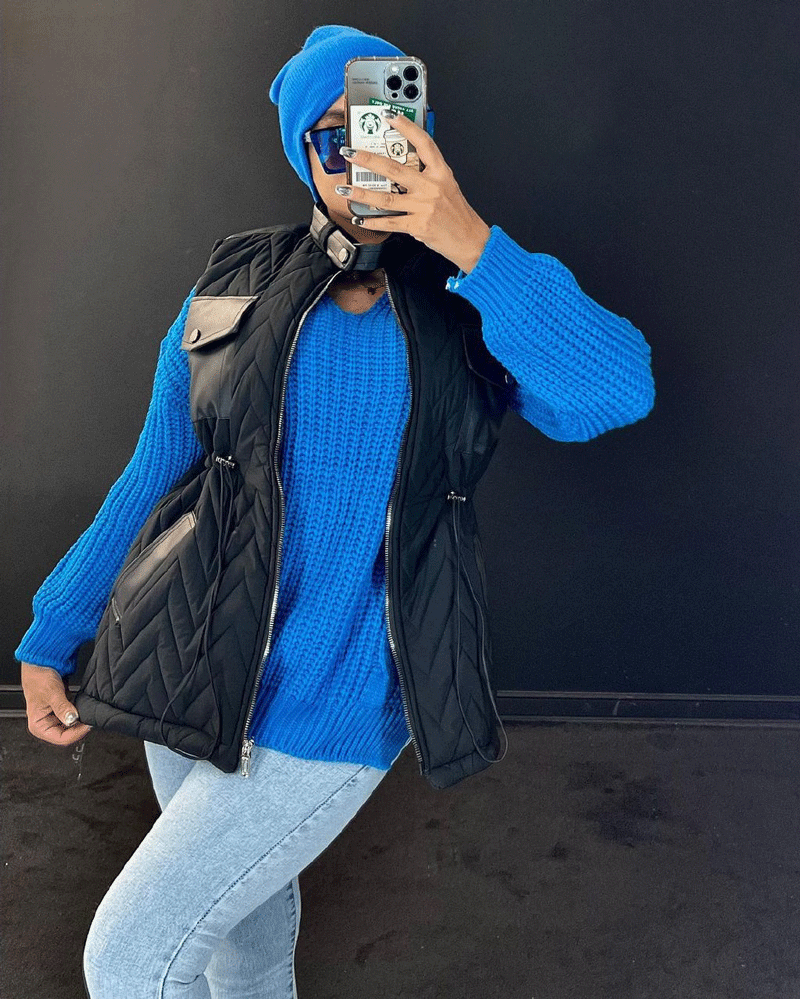 پافر اسپرت دخترانه چرم دوزی