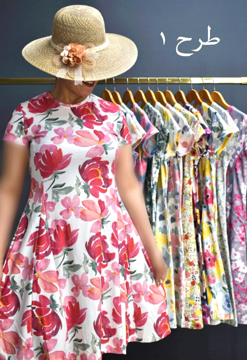 سارافون عروسکی گلدار