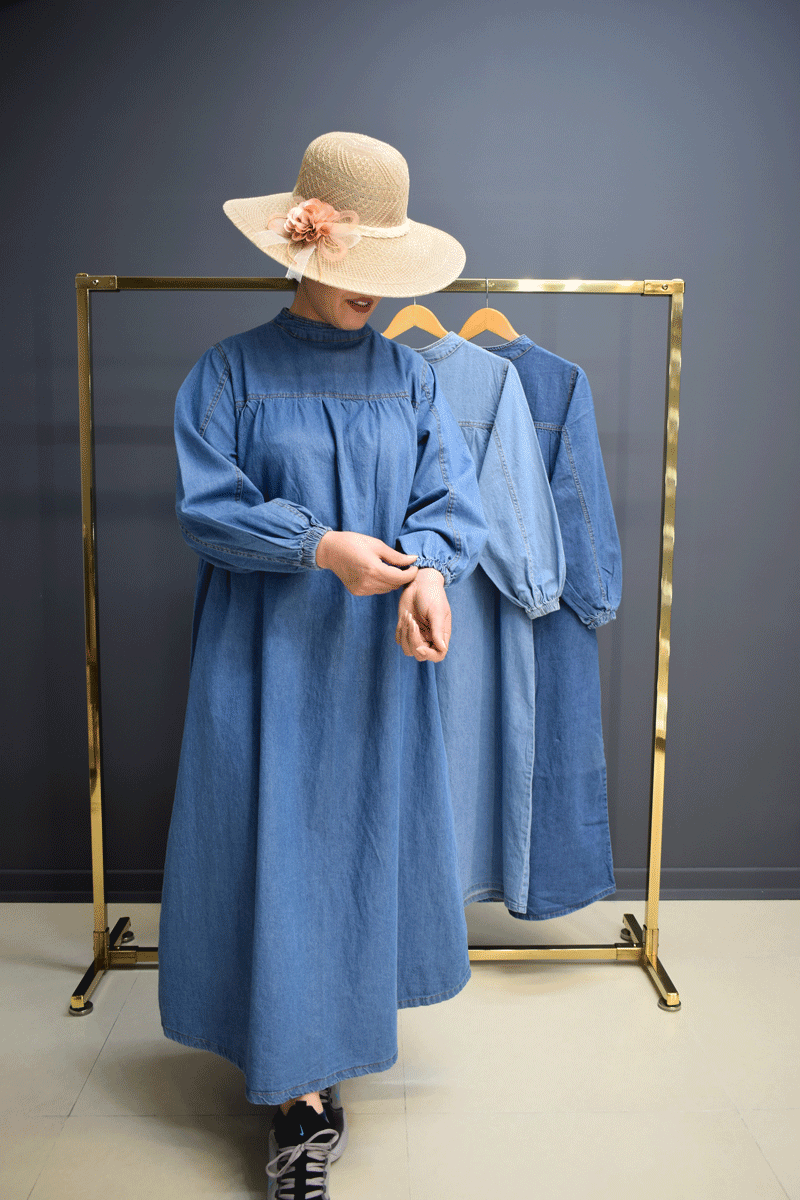 کفتان جین ساده