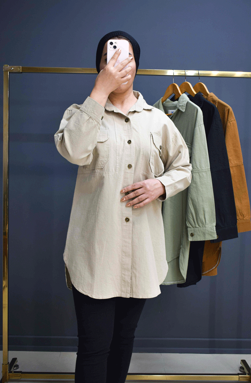 مانتو اسپرت دو جیب