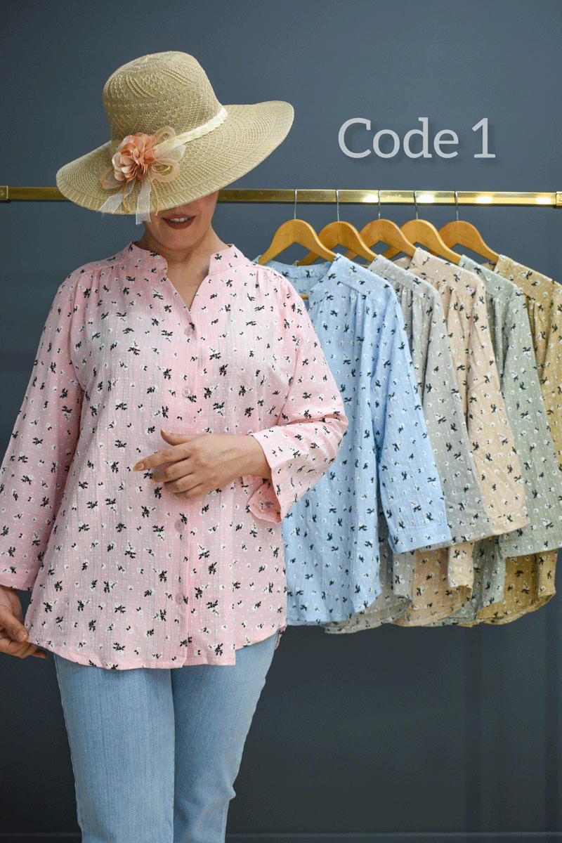 شومیز شکوفه ای اسمارا