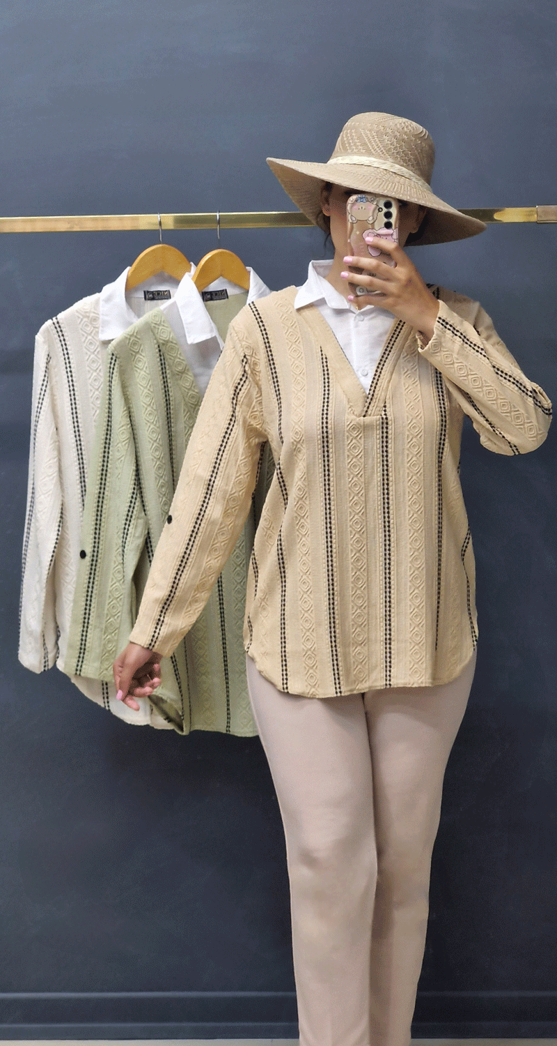 تونیک مراکشی وست طرح دار