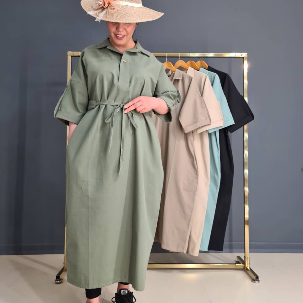 کفتان خمره ای کمردار