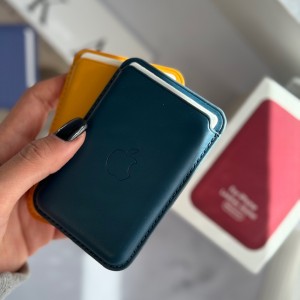 جاکارتی مگ سیف اپل مدل Leather Wallet Magsafe