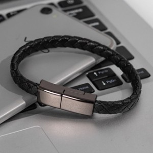 دستبند چرمی با قابلیت کابل شارژ آیفون TD-UC2110