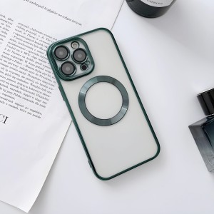قاب شفاف محافظ لنزدار مگ سیف Q Series مناسب گوشی Iphone 12 pro