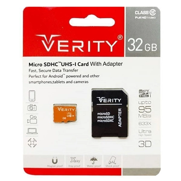 رم میکرو VERITY 32GB 95MB/S