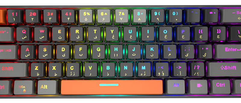 کیبورد سیمدار گیمینگ TSCO TK8161