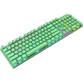 کیبورد سیمدار گیمینگ AULA s2022 GREEN