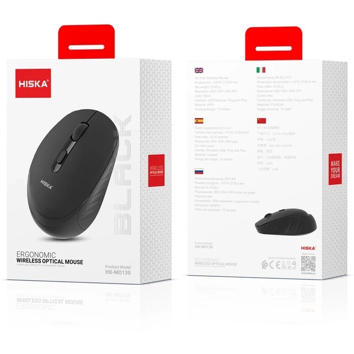 ماوس بی سیم HISKA MO130