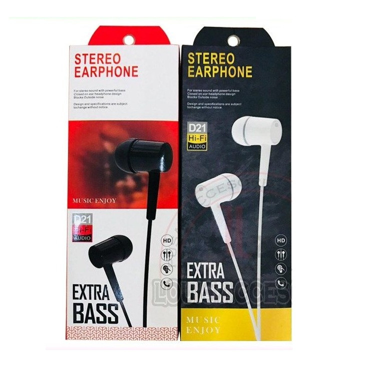 هندزفری سیمدار D21