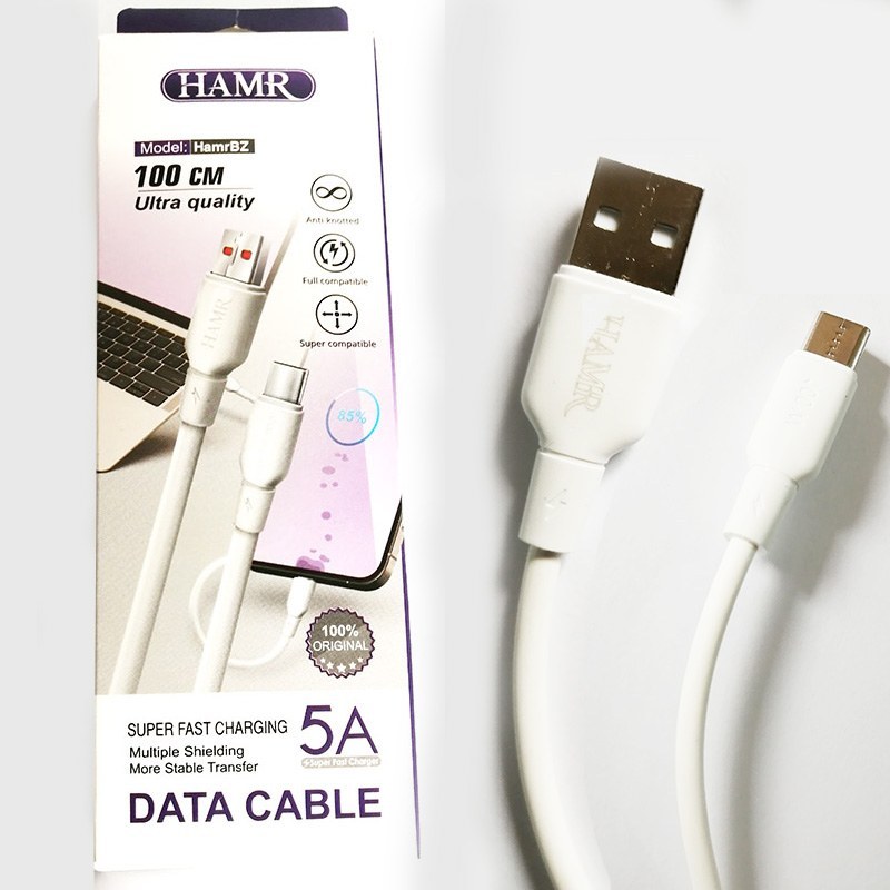کابل شارژر تایپ سی HAMR BZ