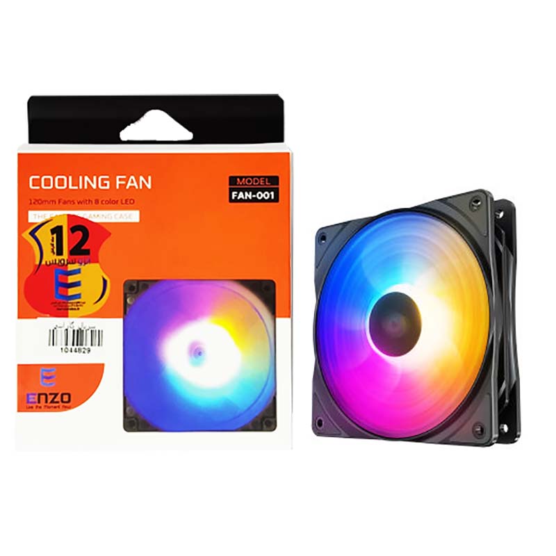 فن کیس گیمینگ ENZO FAN001 12*12