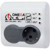 محافظ برق 2 خانه پکیج OMEGA P1100